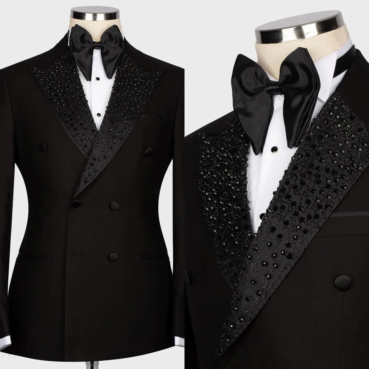 Costumes modernes pour hommes, sur mesure, revers à pointe, ensemble 2 pièces, Blazer de mariage à D