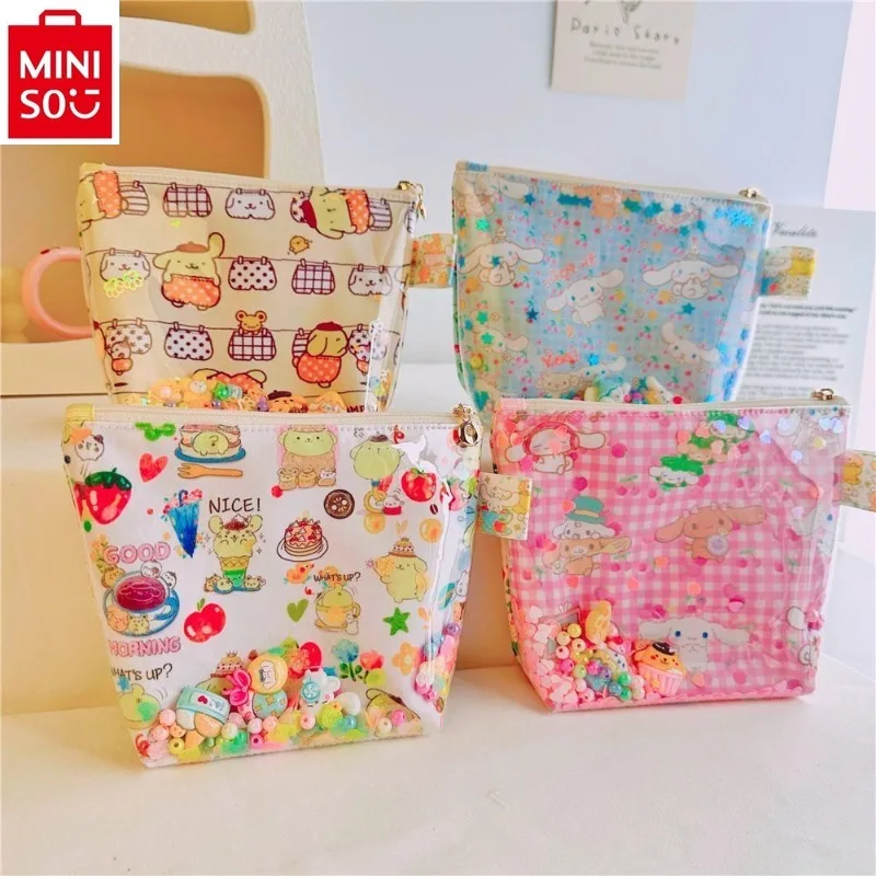 Miniso Hallo Kitty Jade Guigou Lagerung Null Brieftasche Student Mode hochwertige transparente süße vielseitige Brieftasche