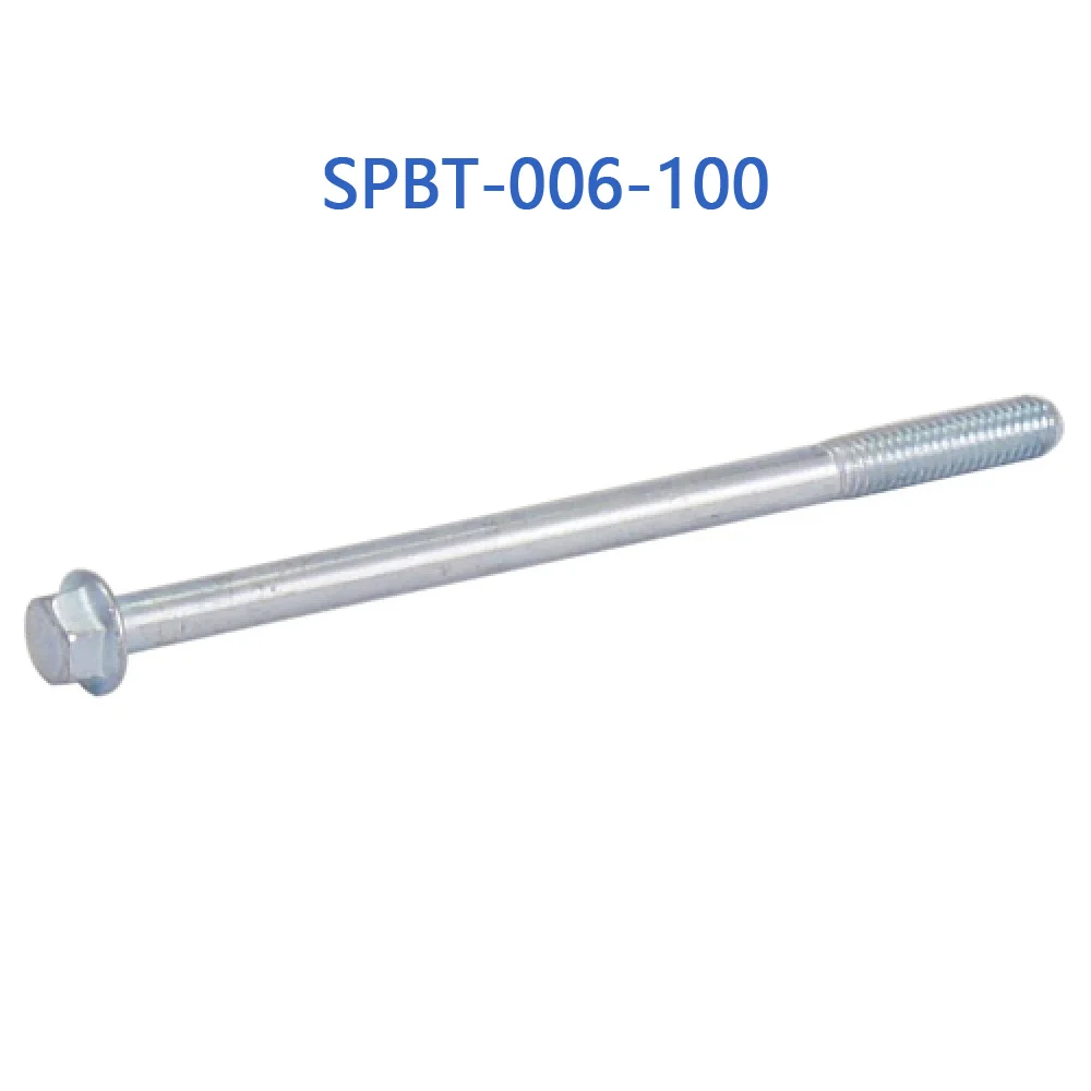 SPBT-006-100 Bolts M6 100mm For GY6 50cc 4 Stroke Chinese Scooter Moped 1P39QMB Engine