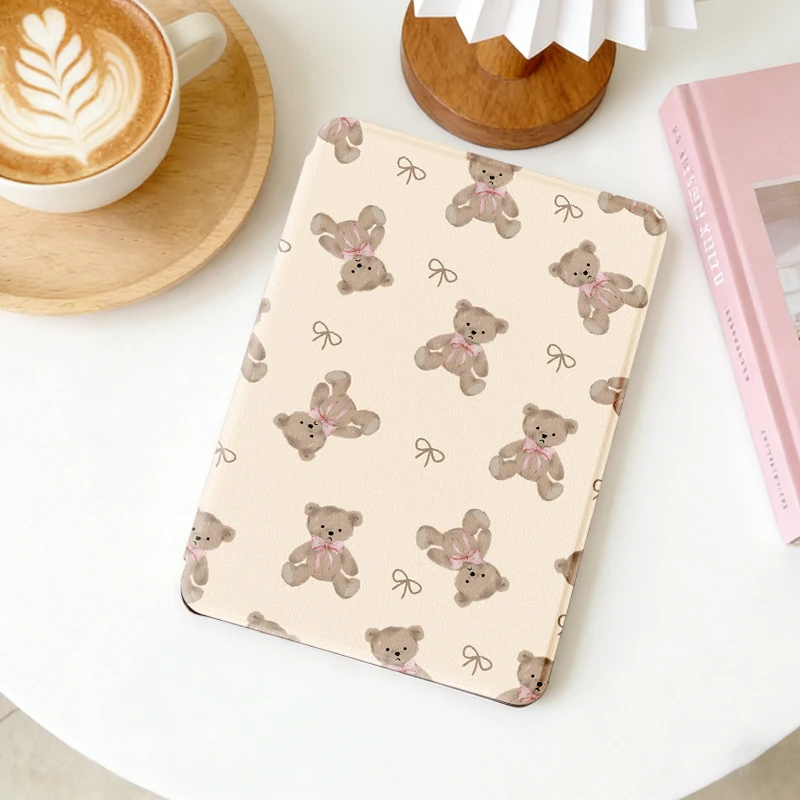 Painted Case for Kindle/Kobo, Sleep/Wake, Full Protection, For Paperwhite 5/12, Kindle 10/11, Libra Colour 2024, Clara Colour/BW