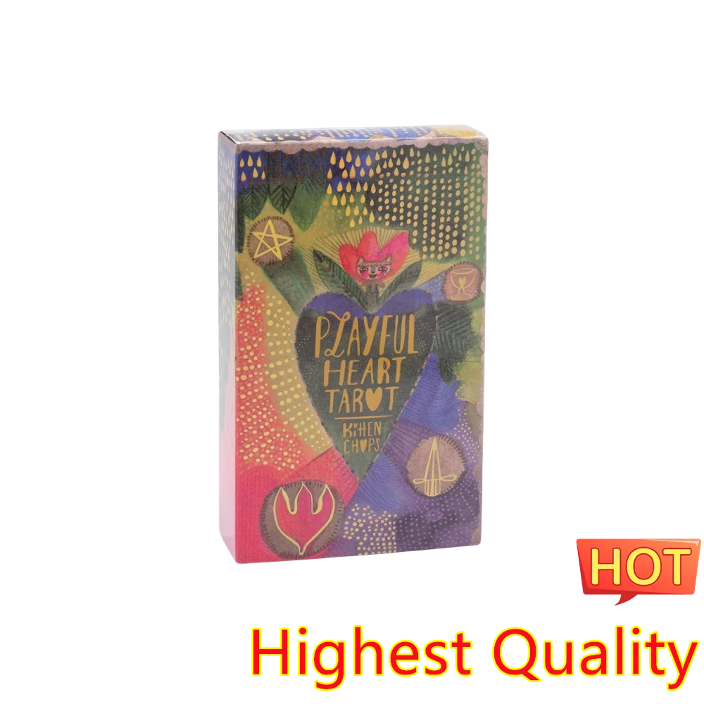 12X7cm Divination Playful Heart Tarot Playing Decks Board Game Predict Tarot Cards Oracle Card