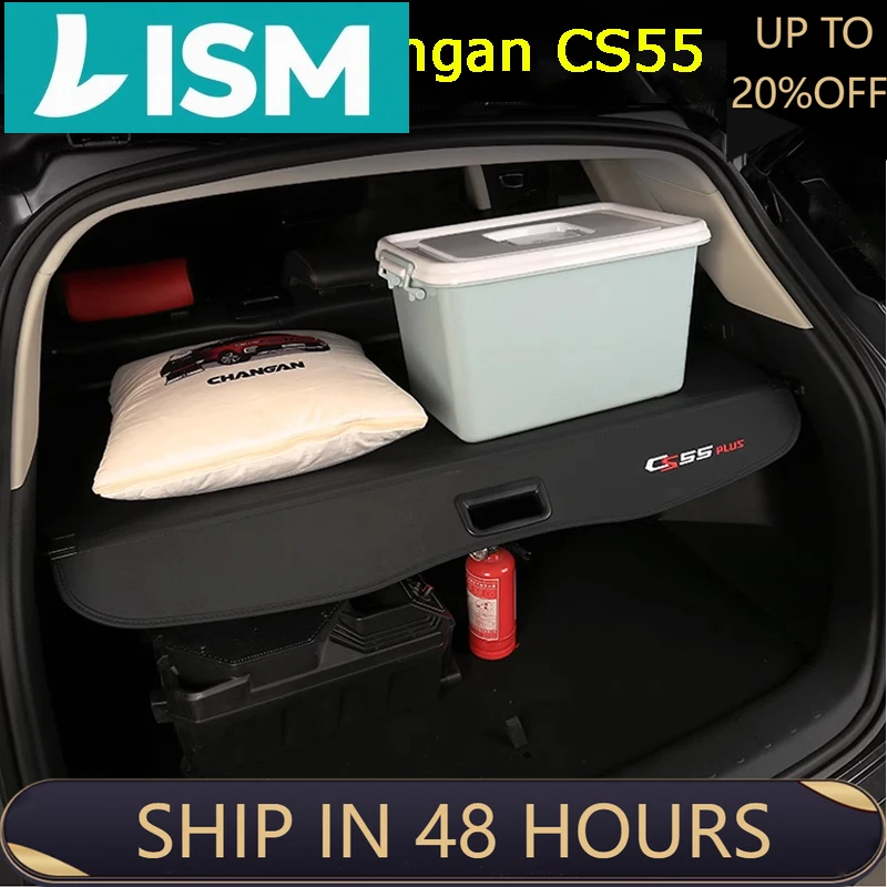 

For Changan CS55 plus II MK2 2022-2023 Rear Trunk Privacy Curtain Security Shield Cargo Cover Waterproof Interior Accessories