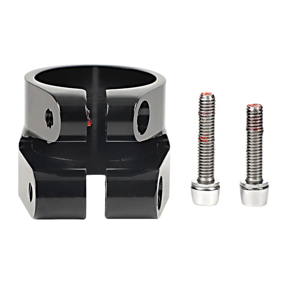 سبائك الألومنيوم دراجة Seatpost المشبك مقعد أنبوب قفل طبقة مزدوجة مقعد أنبوب المشبك السحابة 31.8/34.9 مللي متر مقعد الدراجة أنبوب كليب