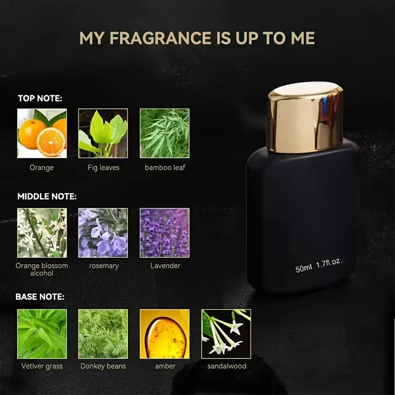 Perfume For Man, Enchanting Floral Bouquet With Rose, Jasmine&Vanilla Long-Lasting Pheromone-Infused Fragrance