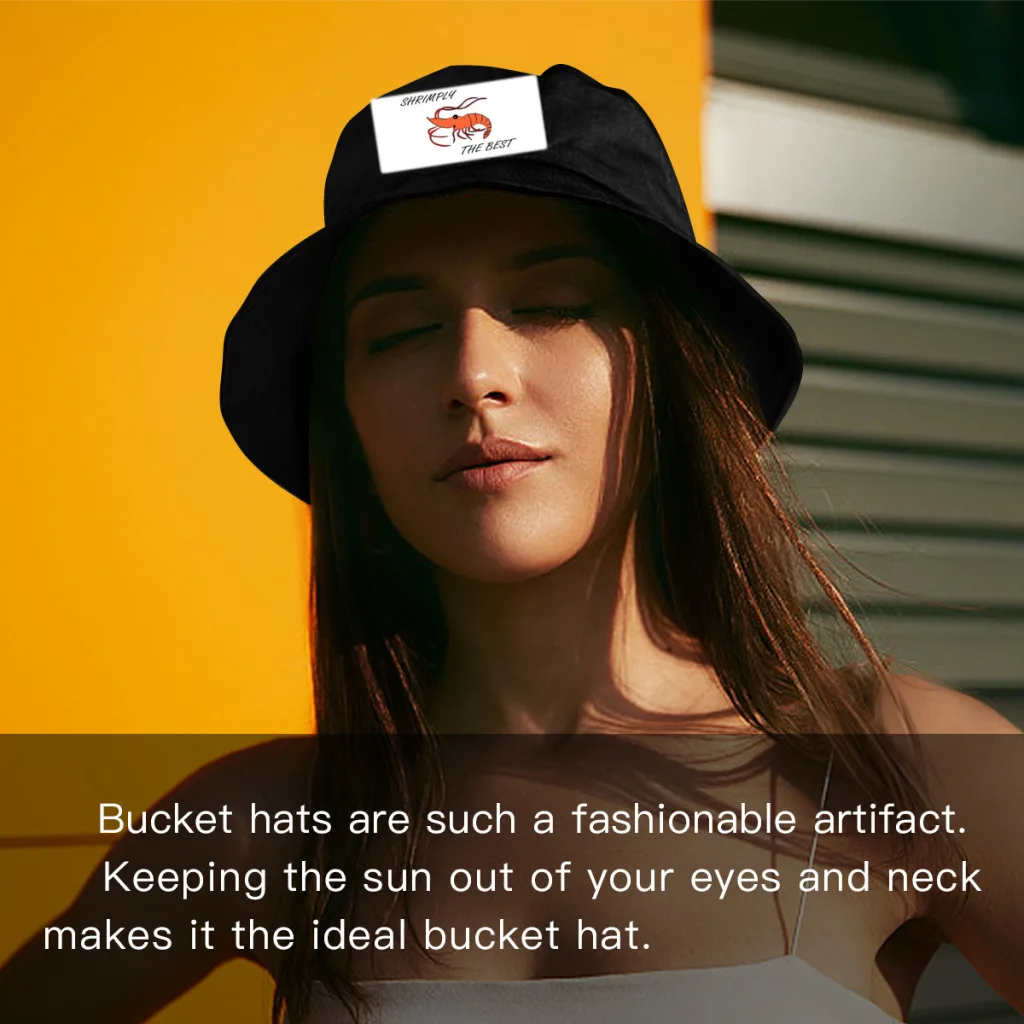 Shrimp(ly) topi Bucket musim semi musim panas terbaik topi nelayan topi perjalanan luar ruangan topi matahari mode untuk pria wanita Bob Panama bucket