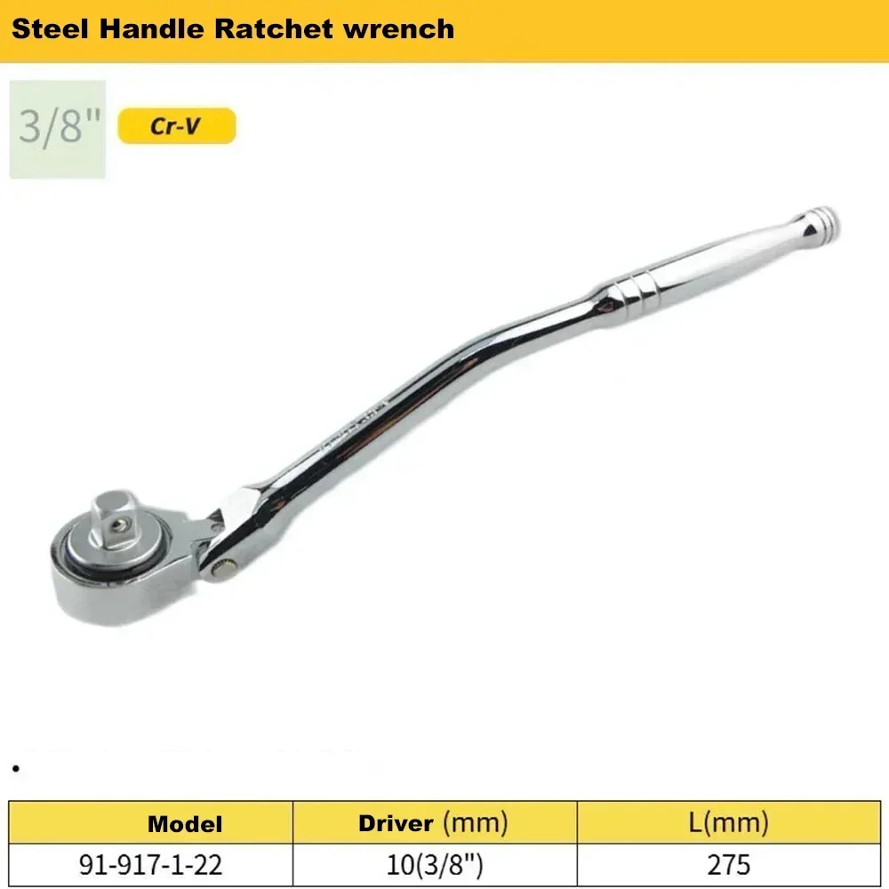 Stanley Professional Steel Handle Ratchet Wrench for Mechanic STMT91316 3/4inch 3/8inch CR-V Forging Adjustable Angle