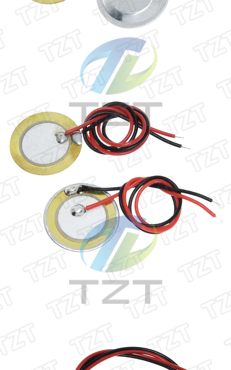 10/30 Stück 15 mm Summer-Sounder-Sensoren Trigger-Trommelscheibe mit Kupferdraht + Aluminiumgehäuse – Detail 5