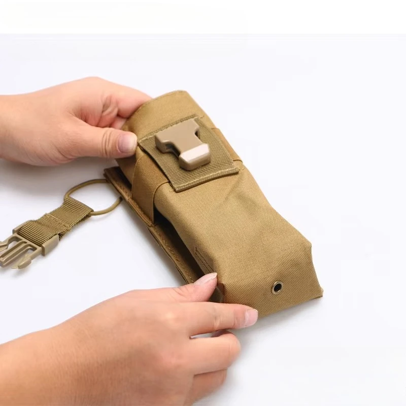 Walkie Talkie Cover, Outdoor Radio Handset Holster, Hanging Pouch, Tactical Accessory Waist Fanny Pack