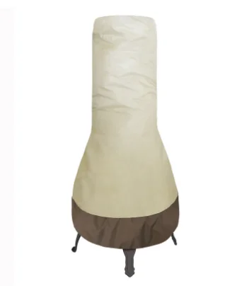 

Beige Coffee Color Garden Courtyard Waterproof Rain and Dew Table Dust Cover Outdoor Stove Cover Dust and Sun Protection