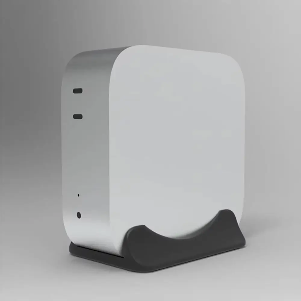 

3D Printing Vertical Stand Anti-slip Saving Space Power Supply Holder PC Stable Storage Bracket for 2024 Mac Mini M4 Pro