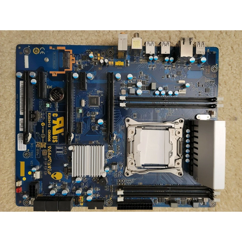 Desktop Mainboard For DELL Alienware Area 51 R2 A51 X99 0FRTKJ FRTKJ XJKKD 0XJKKD MS-7862 Motherboard Fully Tested