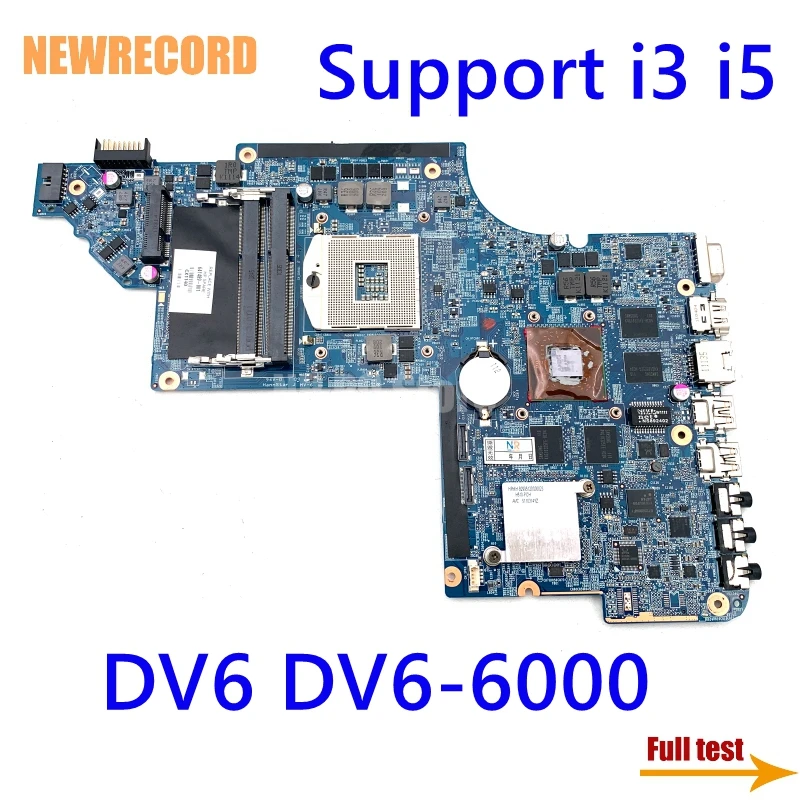 

For HP Pavilion DV6 DV6-6000 DV6T-6000 Laptop Motherboard 641489-001 650800-001 HD6770 HM65 Support I3 I5 Main Board