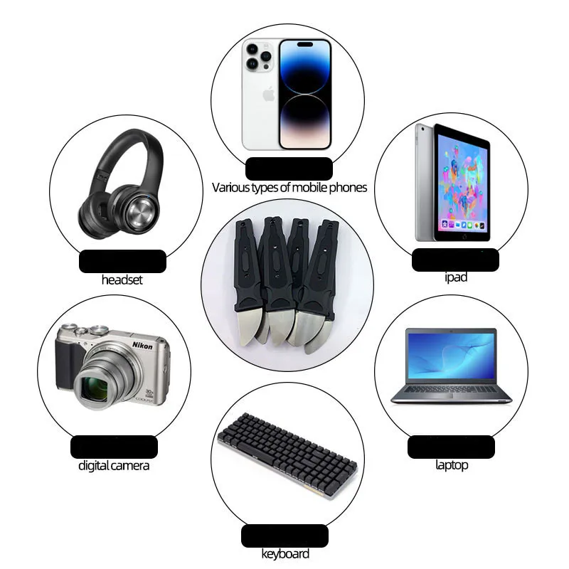 1-10 piezas de palanca de metal o plástico para desmontaje y reparación de teléfonos móviles y computadoras 2
