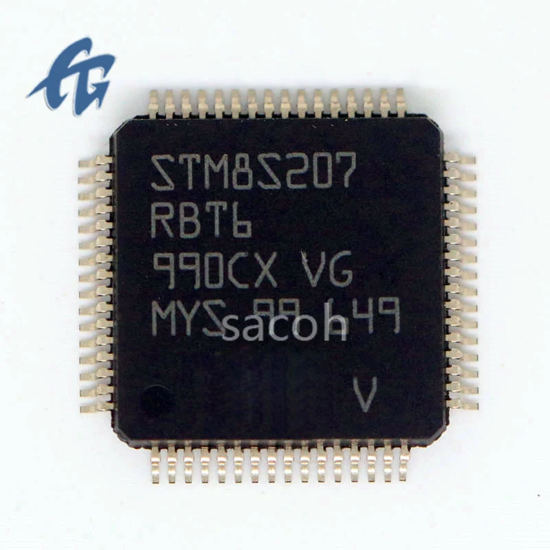 Microcontroller IC MCU 8BIT 128KB FLASH 64LQFP STM8S207RBT6 2Pcs 100% Brand New Original In Stock