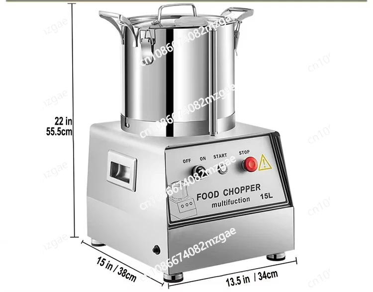 

Kitchen Stainless Steel Vegetable Meat Cutter Grinder Blender Electric Commercial Food Processor
