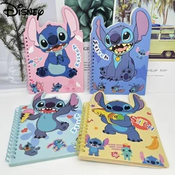 Disney Coil Notebook Stitch Cartoon Lilo & Stitch Portable Coil Book Daily Planners Notepad Office Student Stationery Wholesale