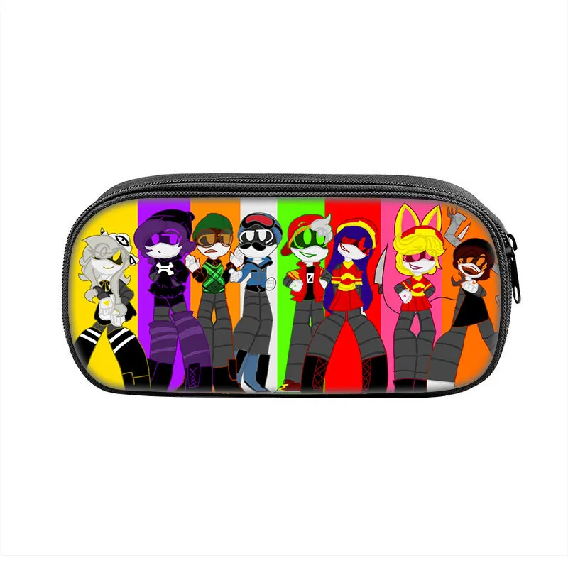 Murder Drones Anime Peripheral Pen Box Bag Student Large Capacity School Supplies Zipper Pencil Case Stationery Birthday Gift view 5