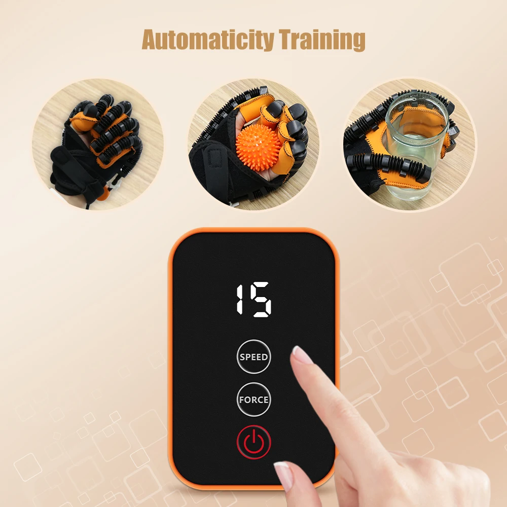 

USB Rehabilitation Robot Glove Hand Exerciser Finger Training Gloves Stroke Hemiplegia Devices Hand Rehabilitation Trainer Rehab