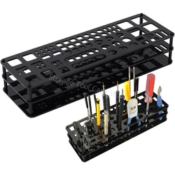 Screwdriver Storage Rack Plastic Organizing Parts Box Tweezers Cutting Wire Holder Shelf Garage Organizer Workshop Containers