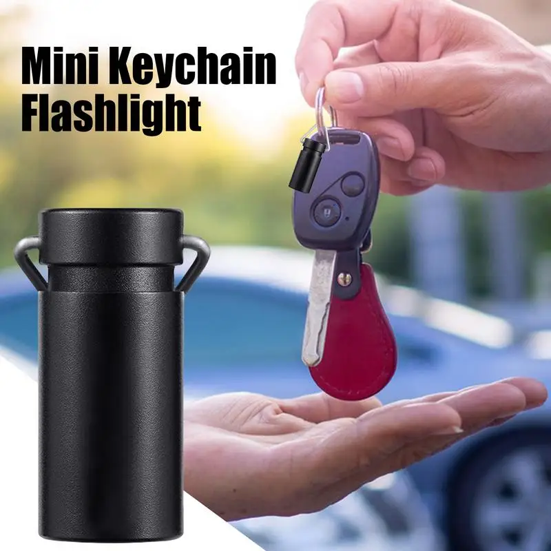 Tiny Flashlight Small Key Chain Flashlight Battery Powered Portable Light Pocket Torches For Travel Night Indoor Home Camping