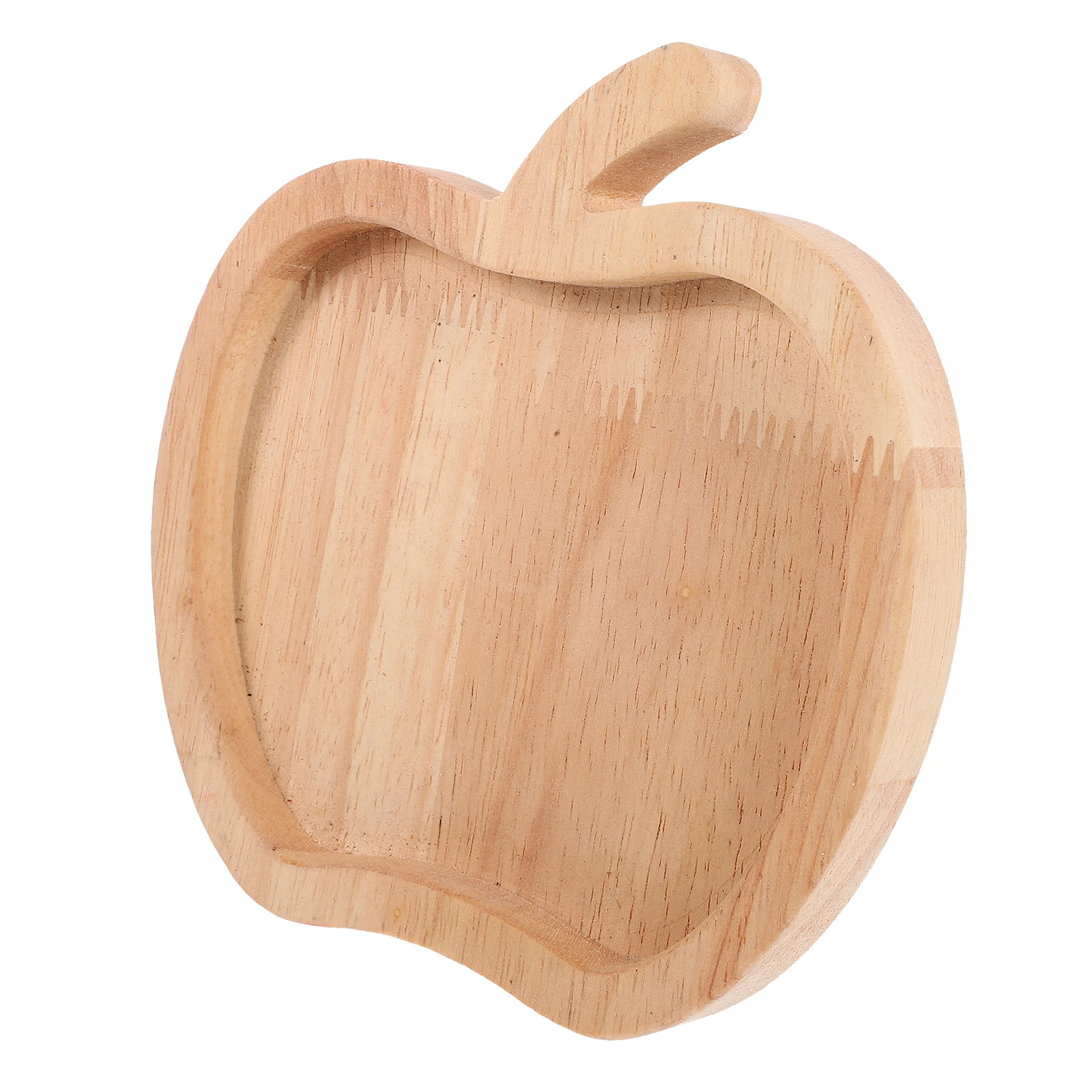 

Medium Apple Shape Wood Fruit Tray Decorative Snack Serving Plate for Kitchen Tableware Restaurant Wood Snack Tray