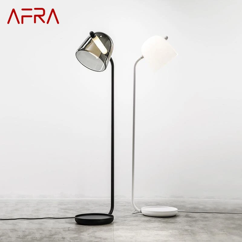 

AFRA Nordic Retro Floor Lamp Family Iiving Room Bedroom Fashionable Modern LED Decorative Standing Lamp