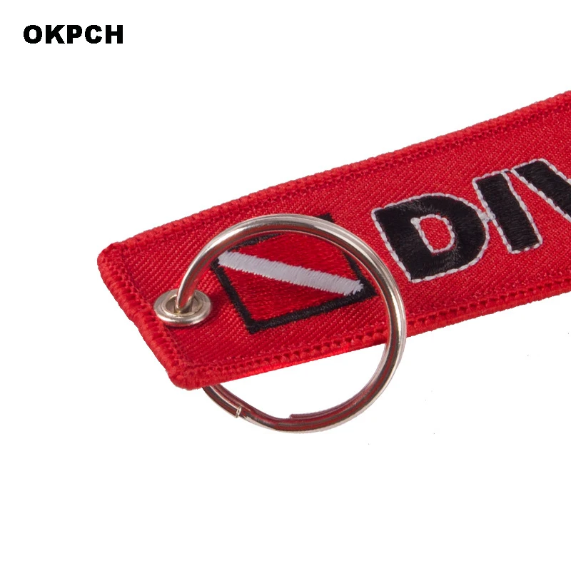 1 PC Neuheit Schlüsselanhänger Start Schlüsselanhänger Bijoux Schlüsselanhänger für Motorräder und Autos Schlüsselanhänger Neue Stickerei Schlüsselanhänger – Detail 4