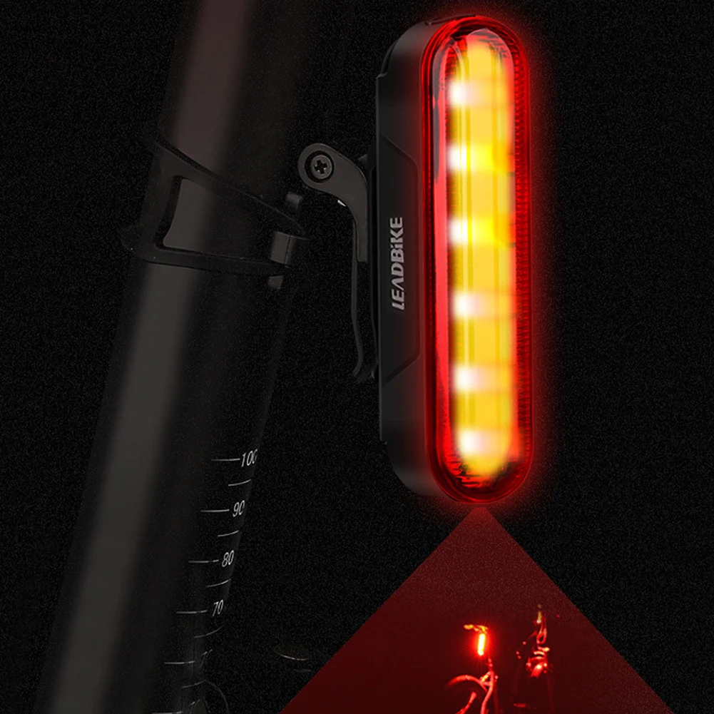 High Brightness Bike Rear Lamp 30LM Bike Rear Night Light Waterproof Cycling Safety Warning Light Cycling Safety Accessories