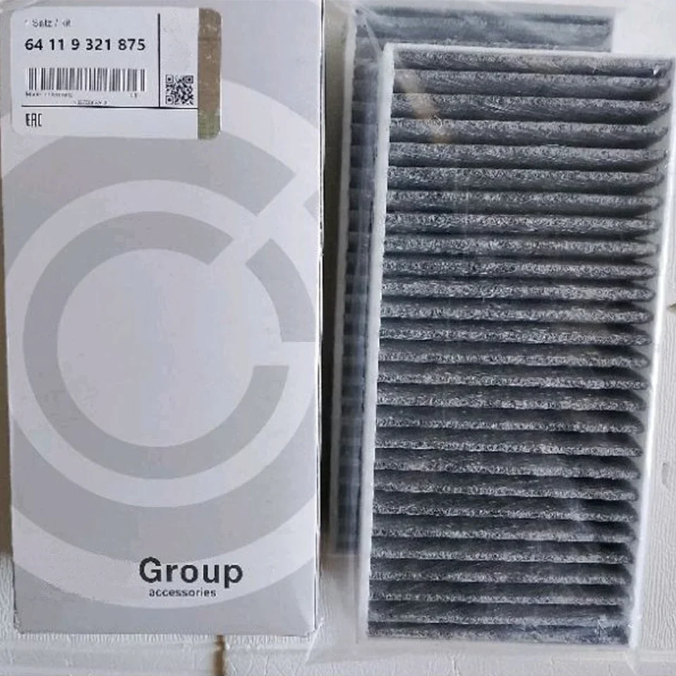 2pcs For BMW I3 2 F45/F46 220i/225i/218i JCW F54/F55/F56 for Mini Cooper 2014 2015 64319321875 Air Conditioner Filter
