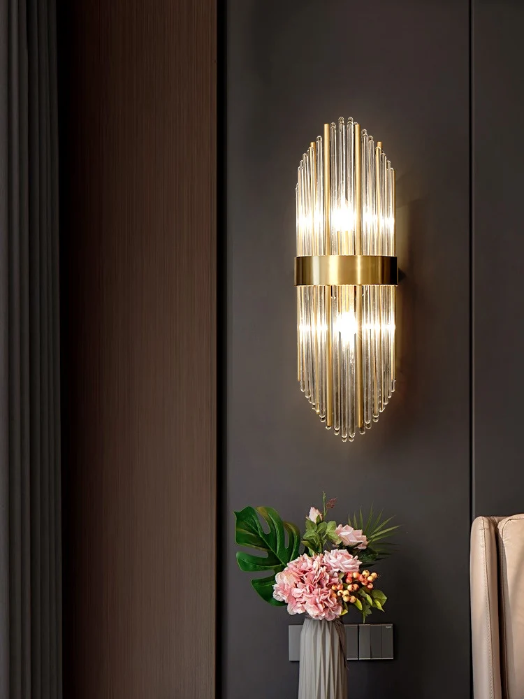 

Hot Sales Modern Luxury Style Golden Lumen Wall Lights for Home Hotel Lobby Parlor Villa Indoor Wedding Decoration