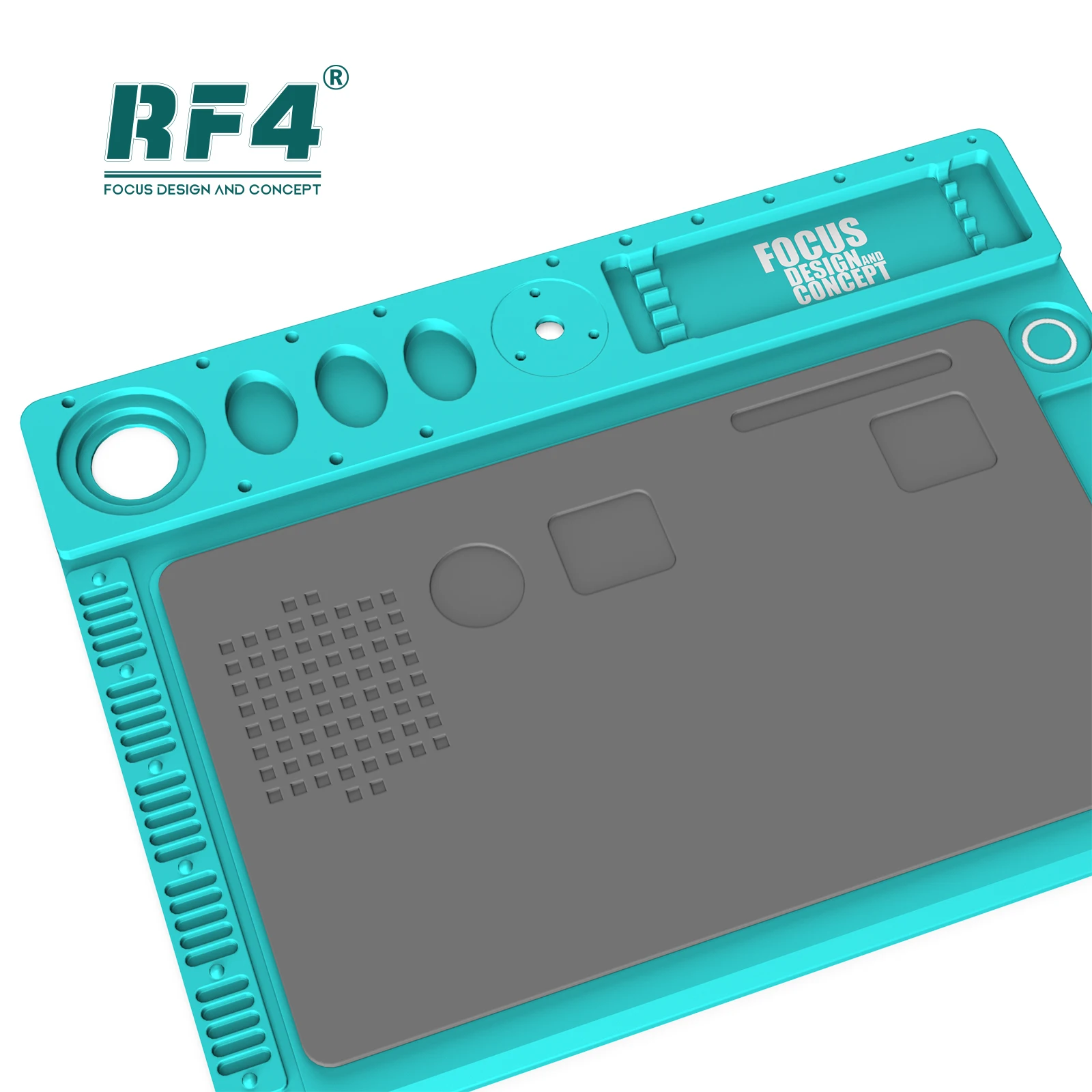 RF4-D2 410X300MM podstawa ze stopu aluminium telefon komórkowy PCB spawanie podkładka naprawcza zastosowanie lornetka/trynokularowy mikroskop