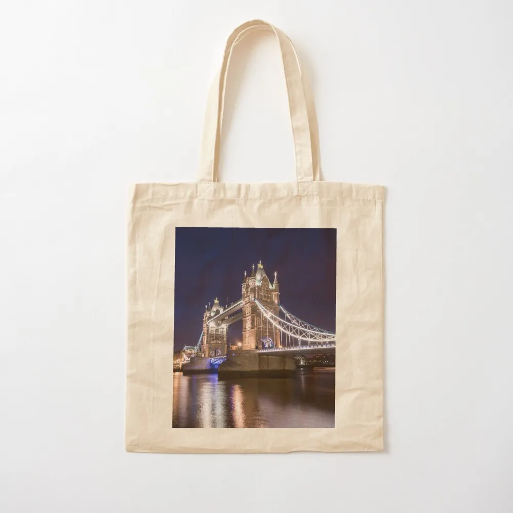 

Tower Bridge Night Tote Bag Gift bags sacs de shopping Shopper personalized tote