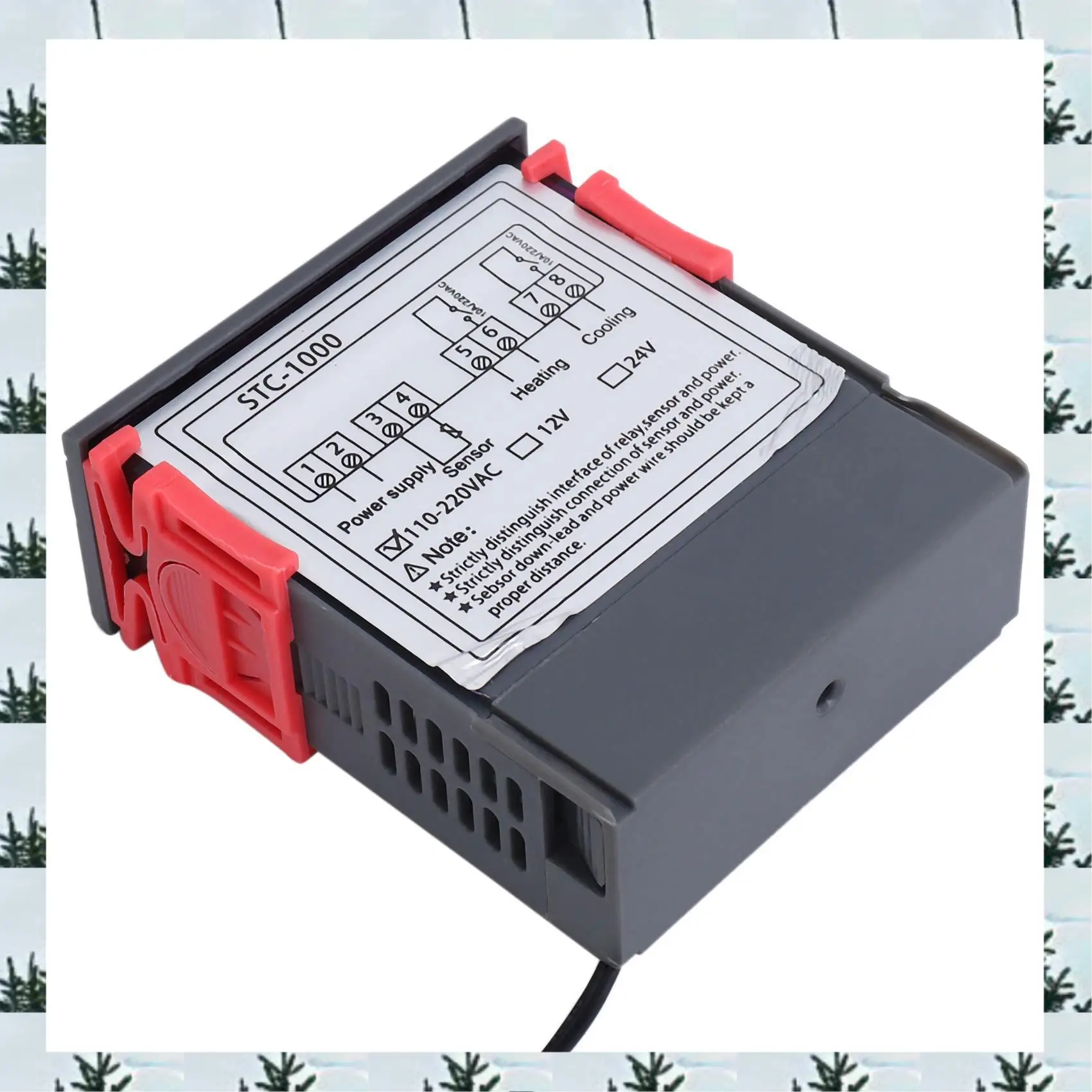 

ABLG 6X 220V/STC-/1000 Цифровой термостат с регулятором температуры с NTC