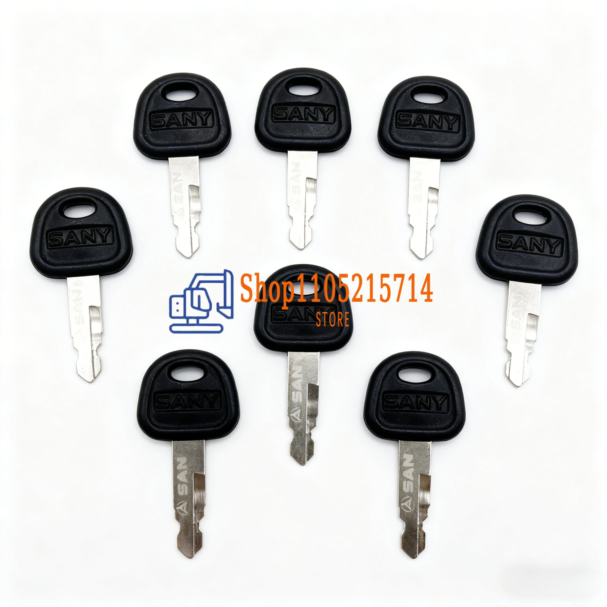 2/5/10/15 Pcs Ignition Key For Sany Excavator Bulldozer Loader Heavy Equipment Ignition Key 60022654