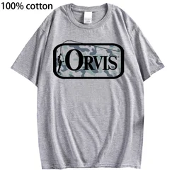 男の子と女の子のためのorvis Tシャツ,面白いトップス,夏のTシャツ,10代の服,y2k釣り服,新しいファッション,ホットセール,2024