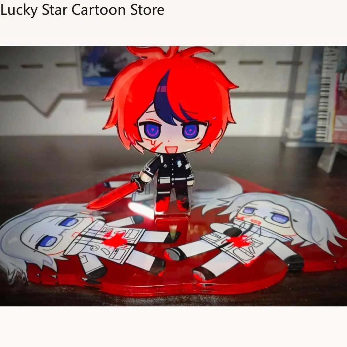 تأثيري لطيف أنيمي سومينو تاكومي Aotuki Eito الاكريليك حامل نموذج مكتب ديكور هدية عيد ميلاد الدائمة علامة لعبة هدية الهالوين