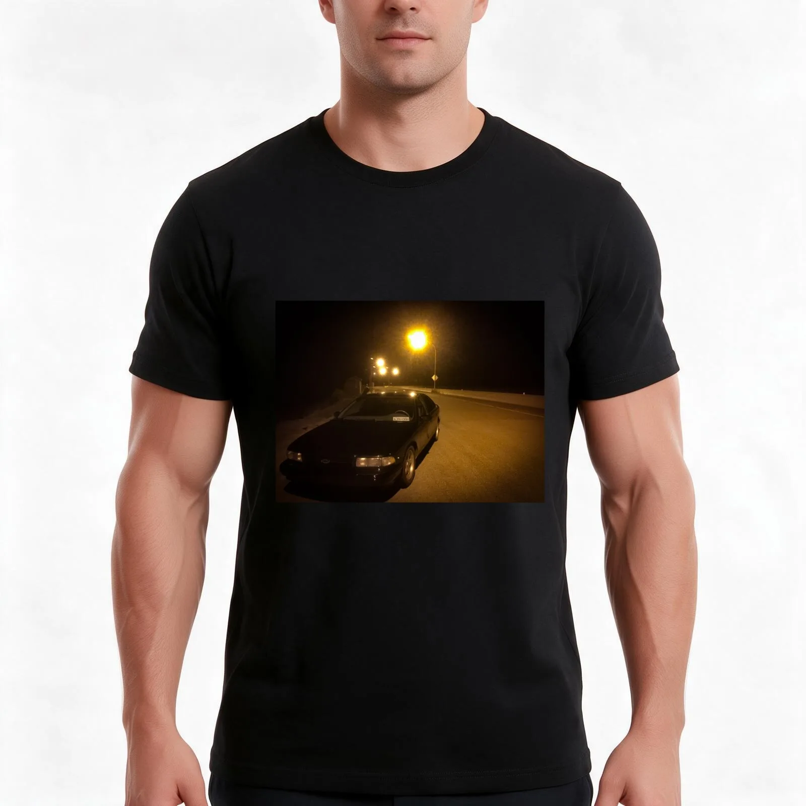 96 Impala SS T-Shirt Summer Casual Cotton Tee Oversized Streetwear Tops Vintage Graphic Print Loose Fit Short Sleeve