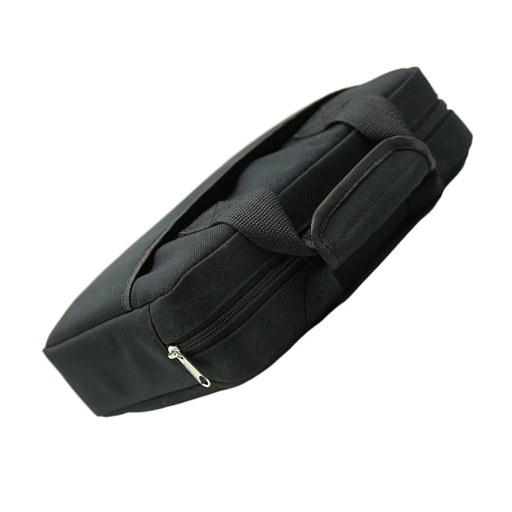 1Pcs Guitar Effector Storage Pouch Hard Shell Black Waterproof Oxford Fabric Portable Organizer Case for Guitar Accessories