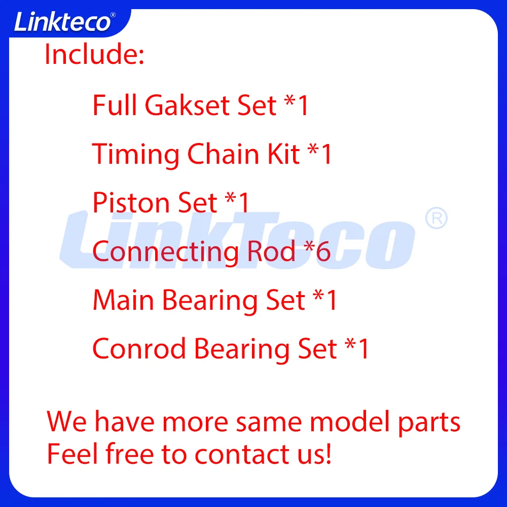 Engine Full Gasket Set Timing Chain Kit Fit 5.0 T L 508PS 508PN AJ133 For 09-23 Land Rover LR4 RANGE ROVER SPORT Jaguar XE XF XJ
