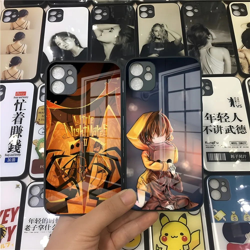 Little Nightmare Game Phone Case For IPhone 15 14 Pro 11 13 12 Mini XS XR Max 6 8 7 Plus SE Glass Luxury Design Cove