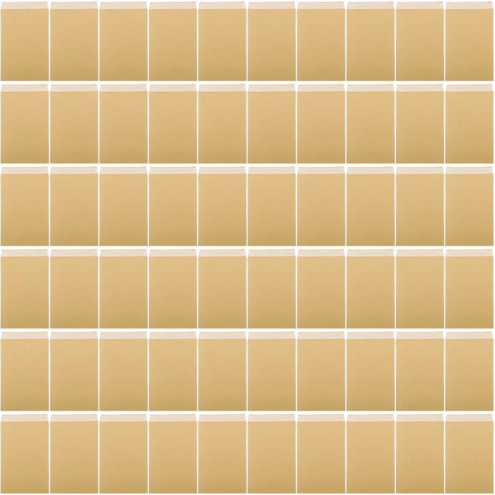 60Pcs Self Adhesive Envelopes Money Organizer for Cash Small Size Portable Kraft Paper Storage for Coins Notes