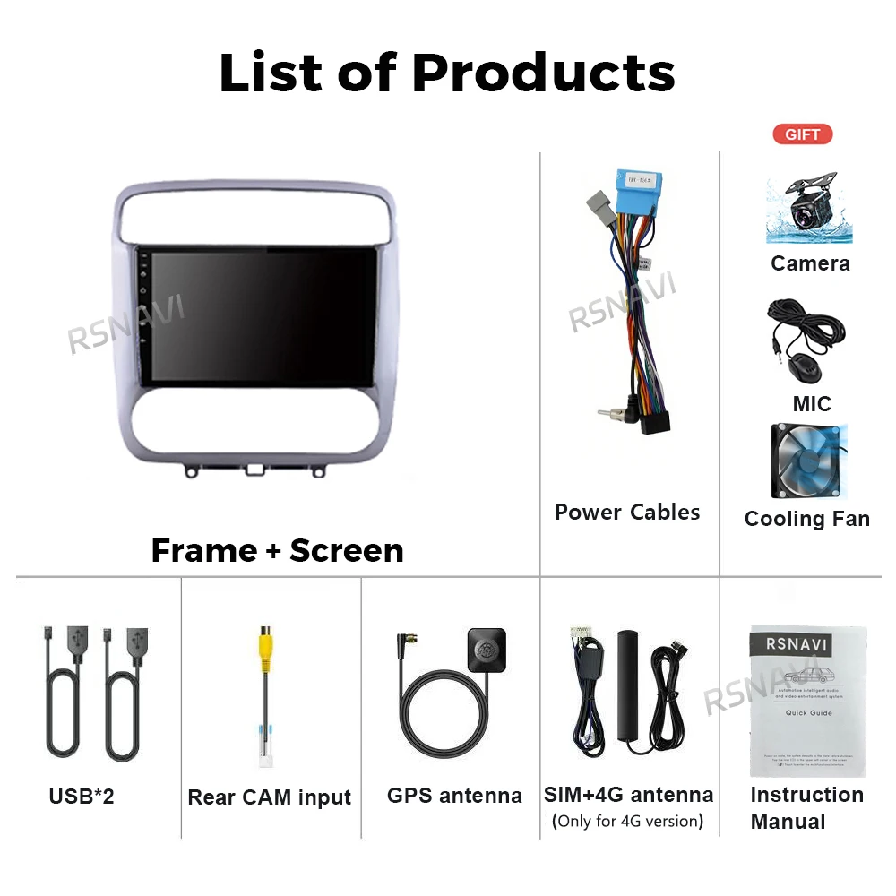 Android 15 Car Radio For Honda Stream 1 2000 2001 2002 2003 - 2006 Player Multimedia GPS DVD Navigation Stereo CarPlay Auto DSP