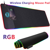 RGB Wireless Charging Mouse Pad Gaming Mice Mat for Home&office Desktop PC Laptop Charger Replace Powerplay Soft Anti-Slip Mat