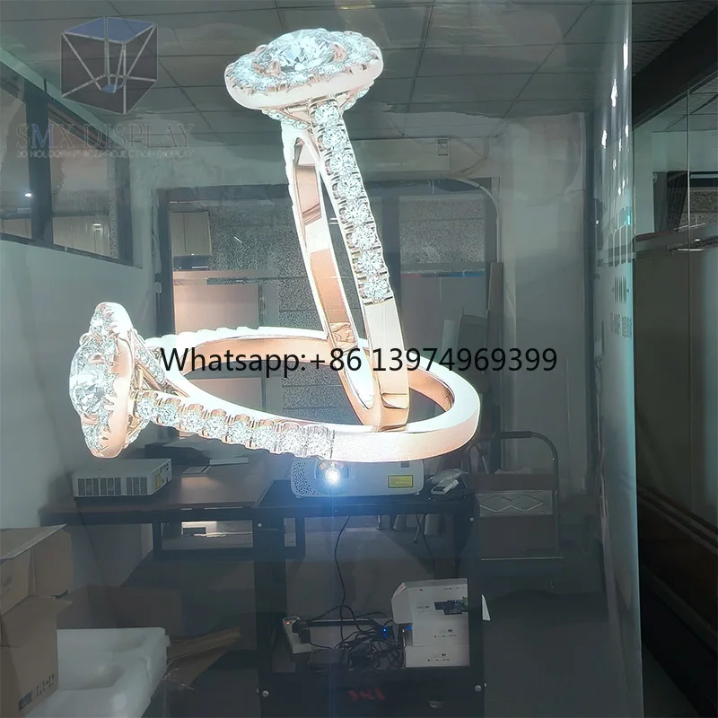 Naked-Eye 3D Floating Imaging Projection Screen for Window Passenger Flow Soars by 300%
