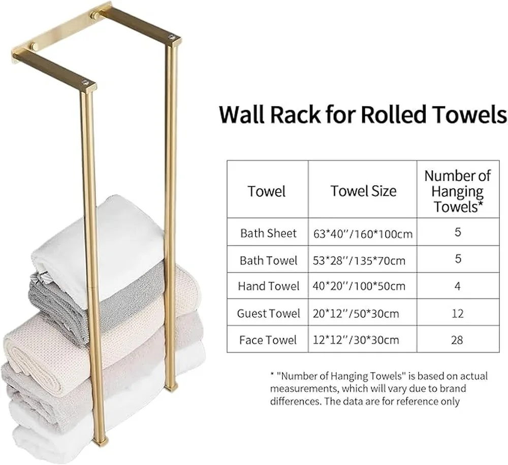Bathroom Towel Storage Wall Towel Holder Keeps Towels Organized While Frees Up Valuable Room Making