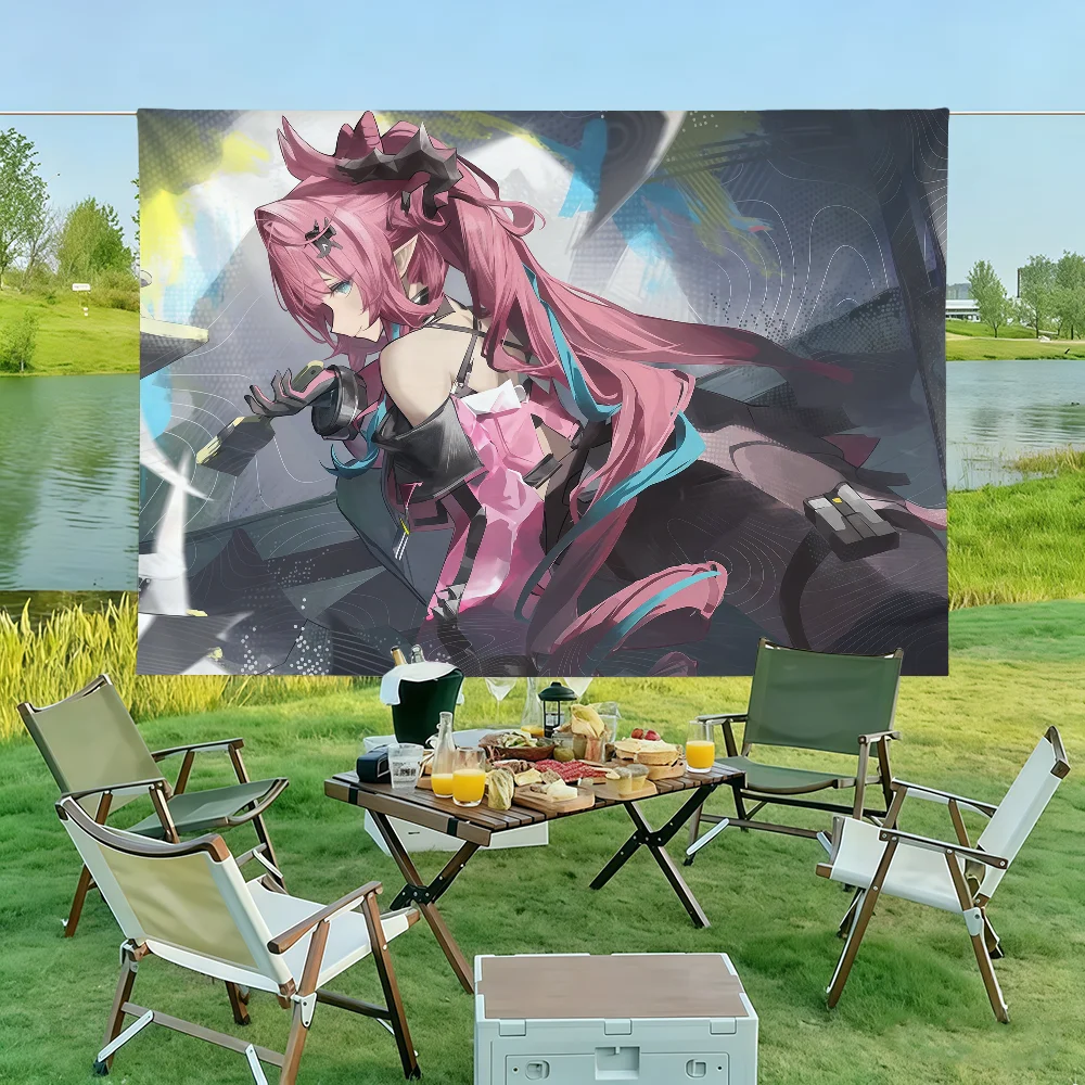 Game Arknights Endfield Yvonne Flag Wall Decorations Home Decor Suitable For Living Rooms Bedrooms Dormitories Parties Holidays