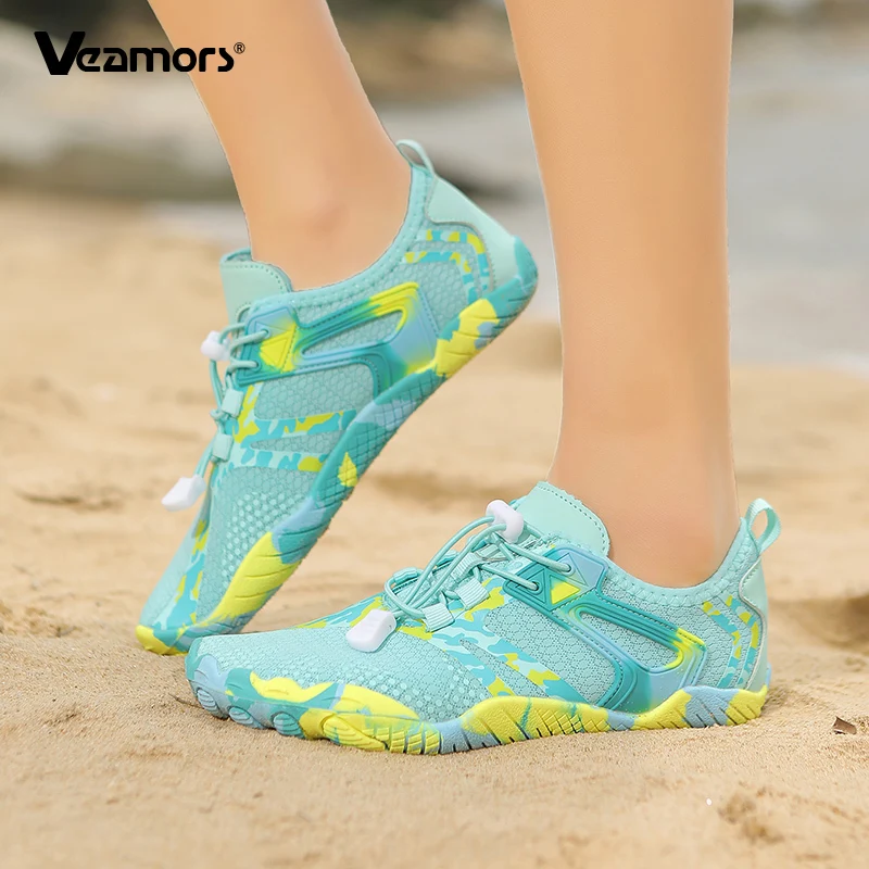 

Quick Dry Beach Barefoot Aqua Shoes Non-slip Men Women Lake River Sea Wading Sneakers Breathable Water Sports Shoes for Surfing