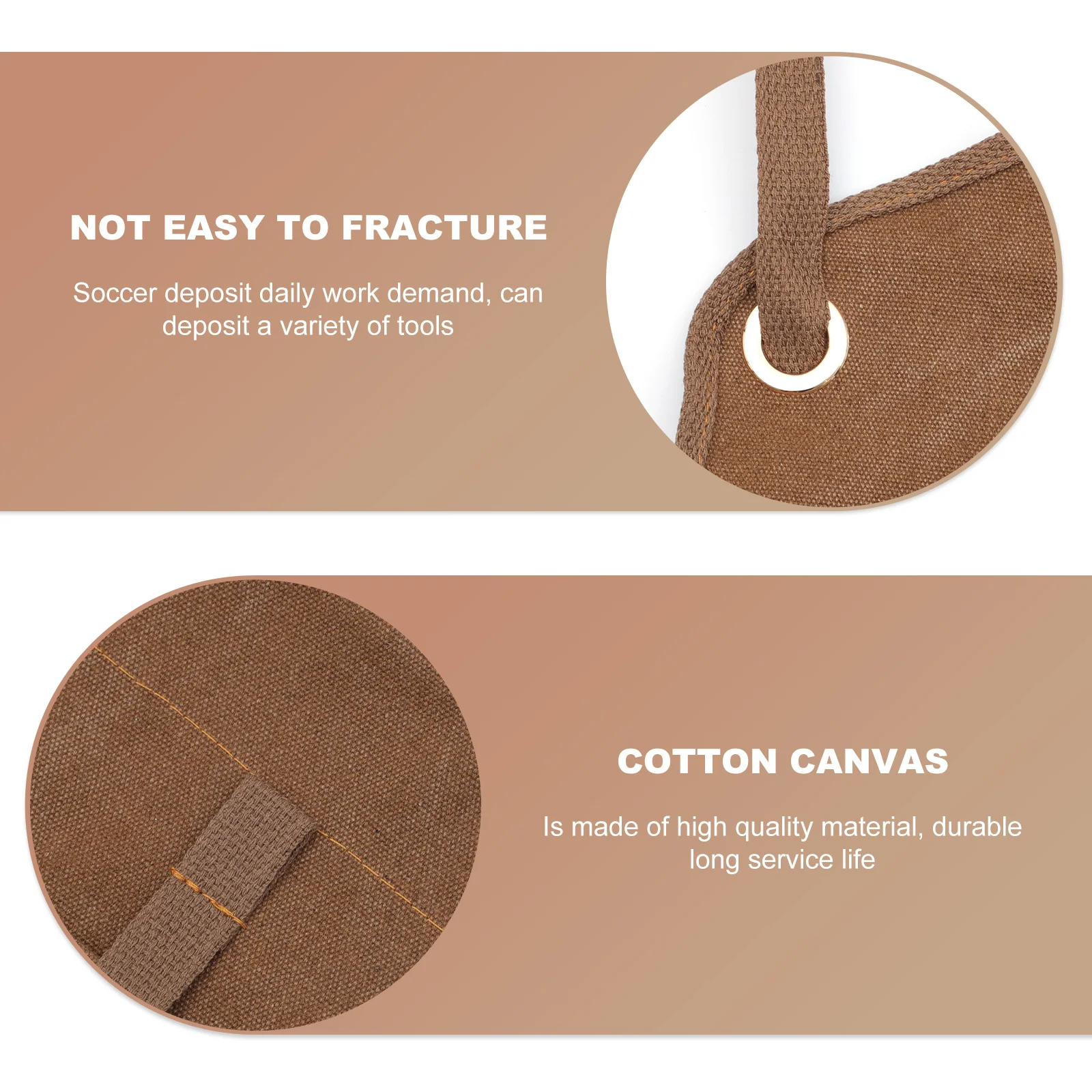 1 قطعة مريلة متعددة الجيوب ملابس عمال قماشية شديدة التحمل للبستنة اللوحة النجار صياغة قابلة للتعديل #5