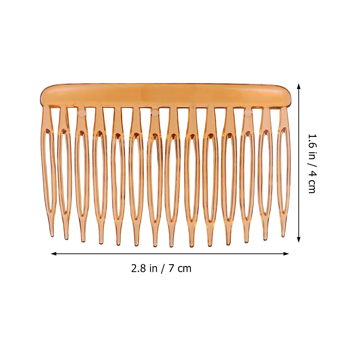 15Pcs Wave Shape Hair Comb Plastic Side Combs Secure Hairstyle Lightweight Hair Accessories for Women Side Combs