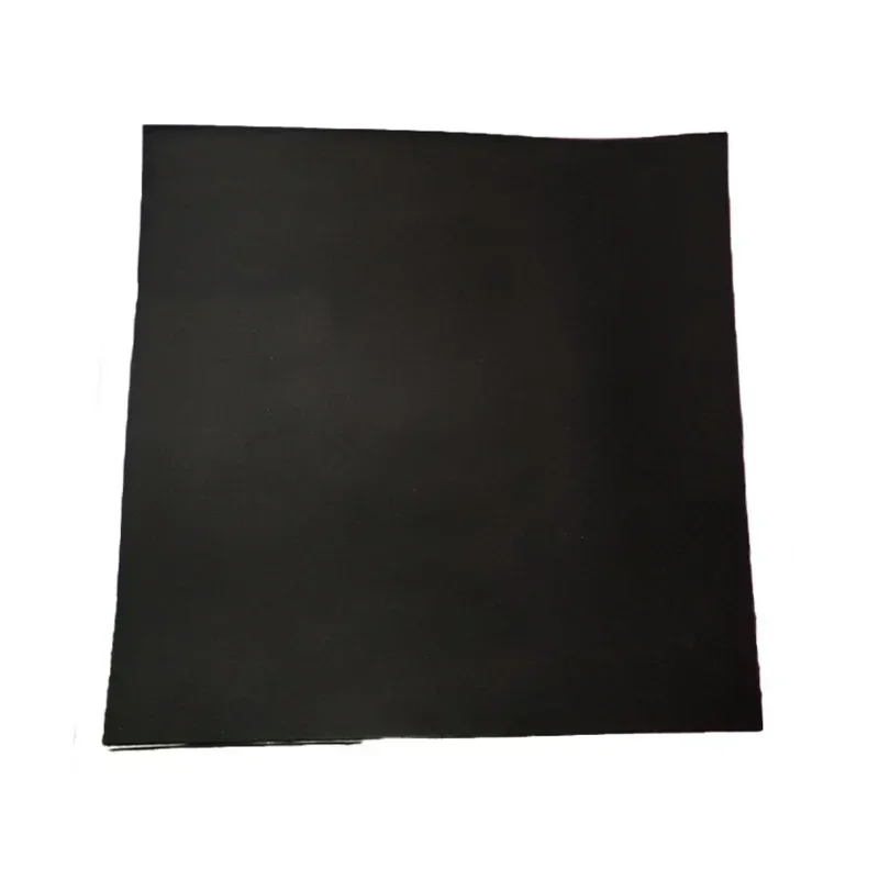 500x500mm Black Silicone Rubber Sheet Self Adhesive High Temp Mat